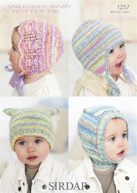 Hats In Sirdar Snuggly Baby Crofter Dk 1257 The Knitting Network