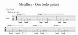 One Guitar Tabs By Metallica Images