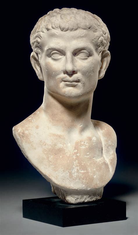 A Roman Marble Portrait Bust Of A Man Julio Claudian Period Circa