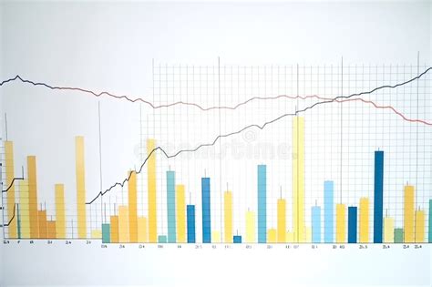 Economic Chart On A White Background Profit Growth Graph Generative