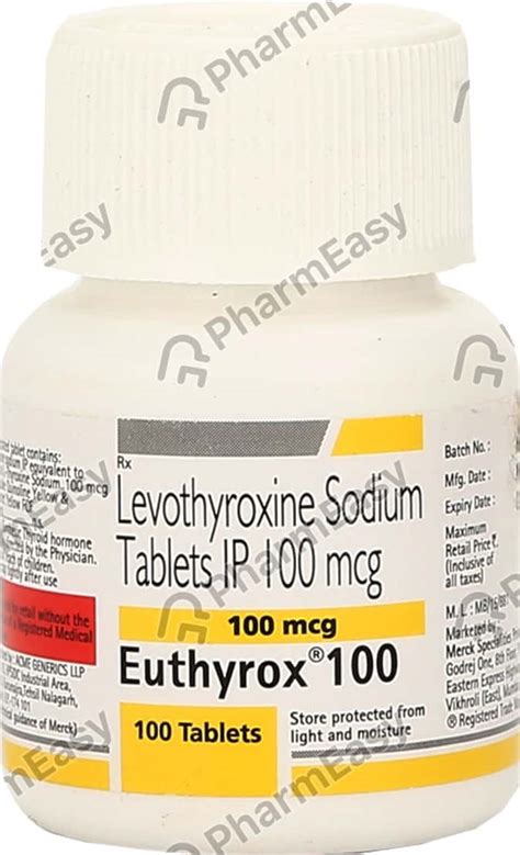 Euthyrox MCG Tablet Uses Side Effects Price Dosage PharmEasy
