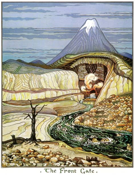 J R R Tolkien Illustration For The Hobbit Tolkien Illustration