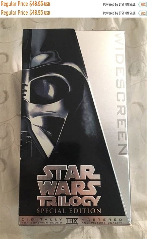 Star Wars Trilogy Wide Screen Special Edition Vhs Box Movie Etsy España