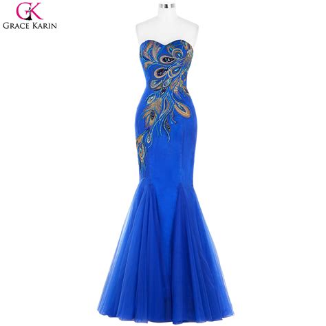 Popular Peacock Prom Dress Buy Cheap Peacock Prom Dress Lots From China