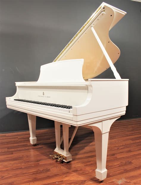 White Steinway Grand Piano Model L Restored Heirloom Grade My Xxx Hot