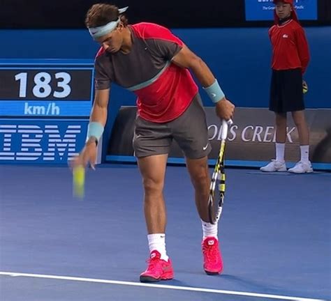 Rafael Nadal Wearing Pink Nike Shoes At Australian Open Larry Brown