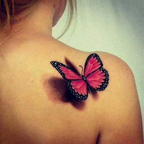 3d Tattoo Schmetterling