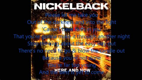 lullaby nickelback karaoke instrumental w lyrics youtube
