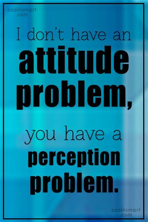 I Dont Have An Attitude Problem Quotes Quotesgram