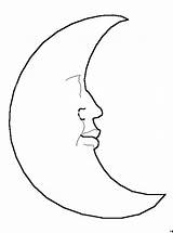 Moon Coloring Animated Maan Picgifs Coloringpages1001 Zoeken Gifs sketch template
