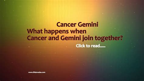 Gemini And Cancer Compatibility For Love Friendship Sex Lifeinvedas