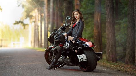 Girl Motorcycle Wallpapers Top Free Girl Motorcycle Backgrounds