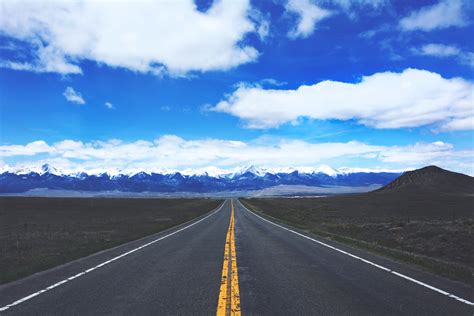 Open Road Landscape Royalty Free Stock Photo