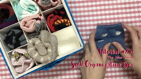 Diy sock organizer | diy projects. How to Make DIY Sock Organization Box with Milk Boxes ...