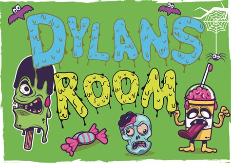 Check spelling or type a new query. Kids Halloween bedroom door poster design | Poster design ...