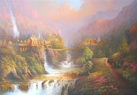 Rivendell By Joe Gilronan Middle Earth Art Tolkien Art Fantasy