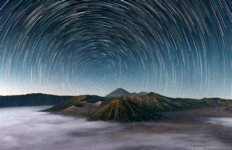 Travel Photography Stars Over Mt Bromo Indonesia