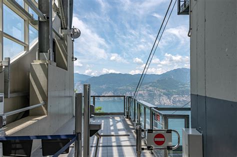 Cable Car Station On Monte Baldo In Italy Stock Photo Download Image