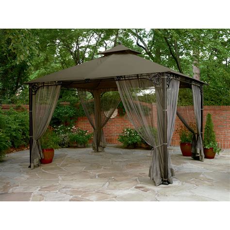 The choice of canopy design depends on the style and design of roof. Garden Oasis Highland 10 Ft. x 12 Ft. Gazebo | Shop Your ...