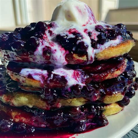 Homemade Blueberry Pancakes Rpancakes