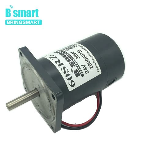 36w Dc Micro 12v 24v High Speed 200030004000rpm Electric Adjustable