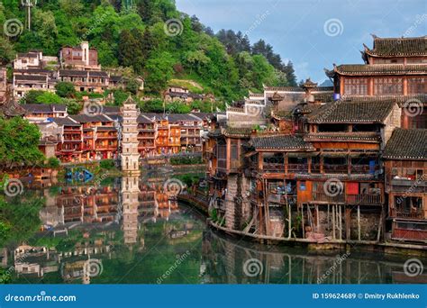 Feng Huang Ancient Town Phoenix Ancient Town China Stock Image