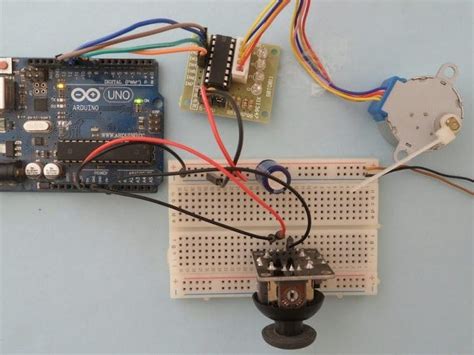 Driving 28byj 48 Stepper Motor Control With Joystick Arduino Project Hub