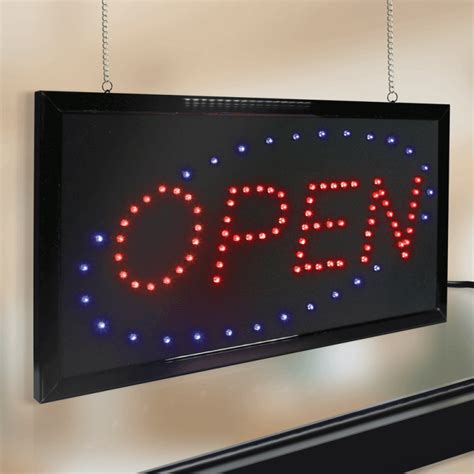 Led Open Sign For Shop Open Signs For Business Uk Pos