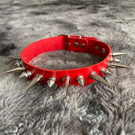 Dolls Kill Accessories The Push The Limit Spiked Leather Choker Poshmark