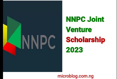 How To Apply For The Nnpc Joint Venture Scholarship 2023 Microblog