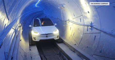 Elon Musk Unveils Underground Tunnel In Los Angeles