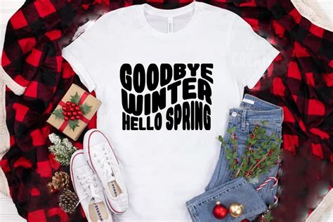 Goodbye Winter Hello Spring Graphic By Wow Ts Store · Creative Fabrica
