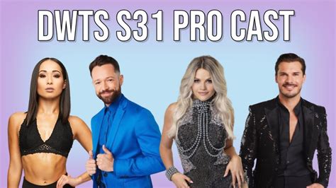 Dancing With The Stars Season 31 Pro Cast Reveal Youtube