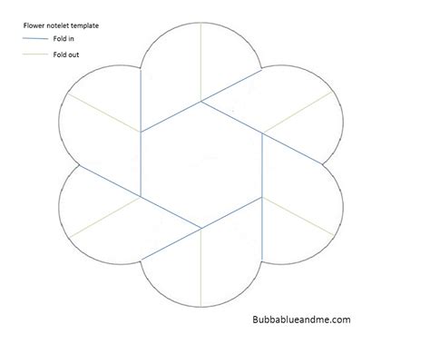 Download Free Coloring Pages: Make A Pretty Origami Flower Notelet ...