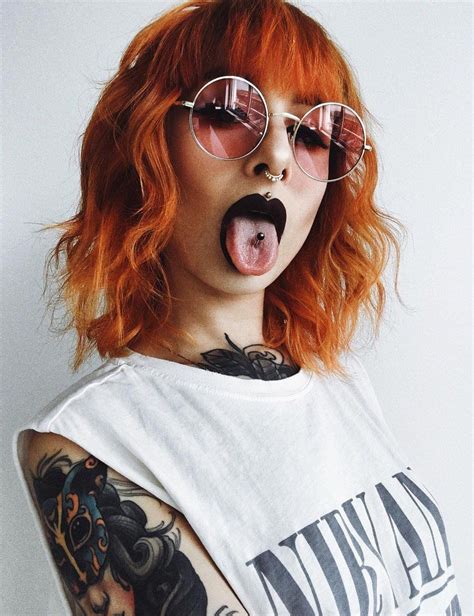 35 edgy hair color ideas to try right now orange hair dye edgy hair edgy hair color