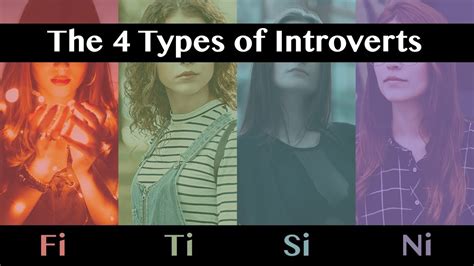The 4 Types Of Introverts Youtube