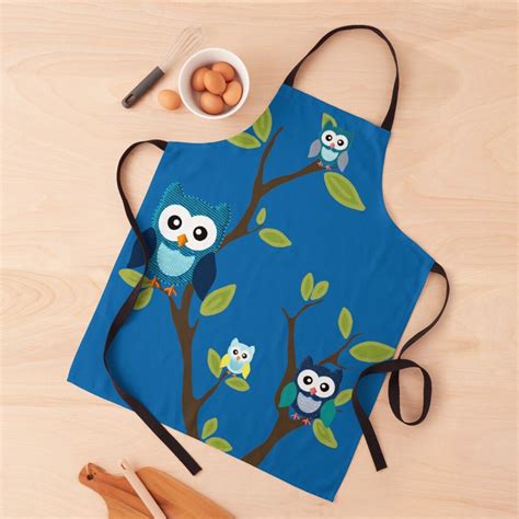 Owls In Tree Apron For Sale By Marcsabuncu Owl Clothes Owl Aprons For Sale