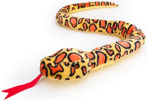 Giant Plush Snake 180cm Childrens Soft Toys Yellow Toyland