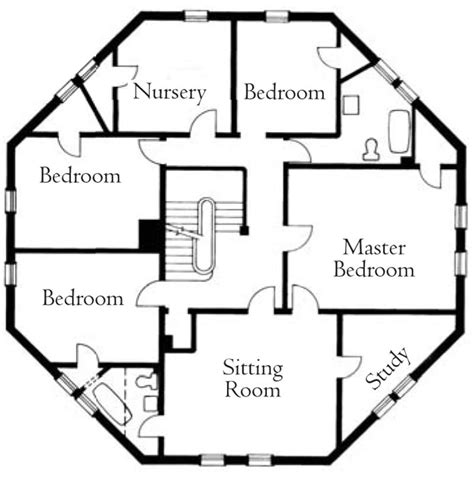 Below are 19 best pictures collection of octagonal house plans photo in high resolution. Octagon House Floor Plans Ideas Photo Gallery - House Plans