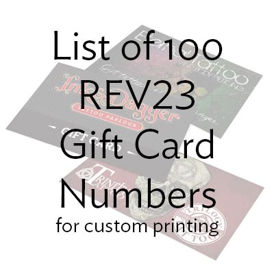 50+ active sweetwater coupons, promo codes & deals for june 2021. REV23 - REV23 Gift Card Numbers (Lot of 100)