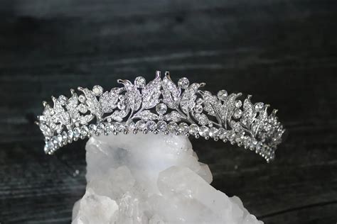 Something Blue Victoria Swarovski Crystal Wedding Tiara Crystal