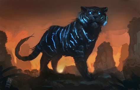 Drawcrowd Mythical Creatures Art Fantasy Beasts Tiger Art
