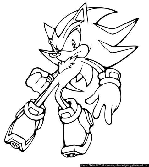 Printable sonic and shadow coloring page. Shadow the hedgehog coloring pages to download and print ...