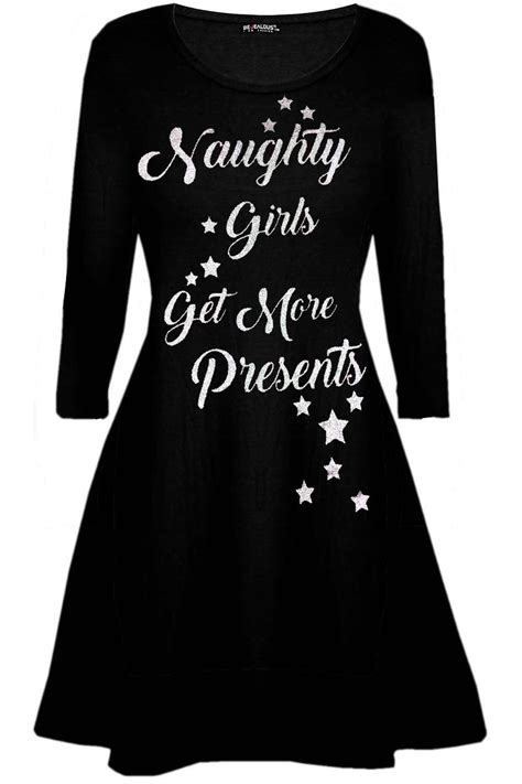 Womens Ladies Santa Face Snowflake Long Sleeve Christmas Smock Swing