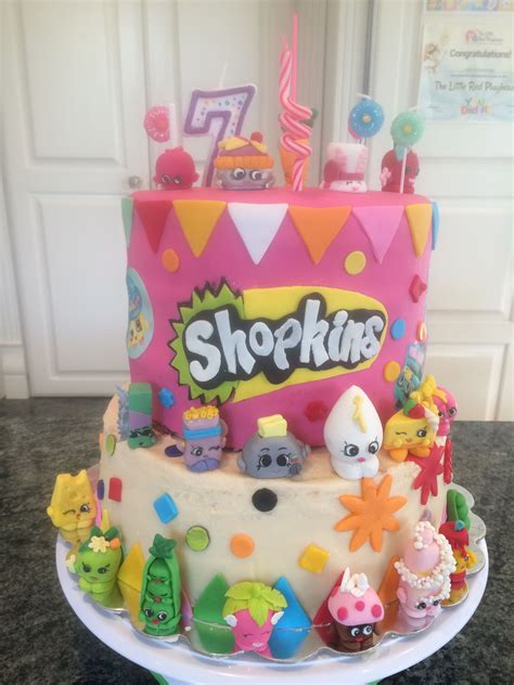This cake is magic—eat one bite and get ready for the best year of your life. Shopkins Birthday cake Season 3 /craft! My 7 yr old loved helping me with this one! Fun activity ...