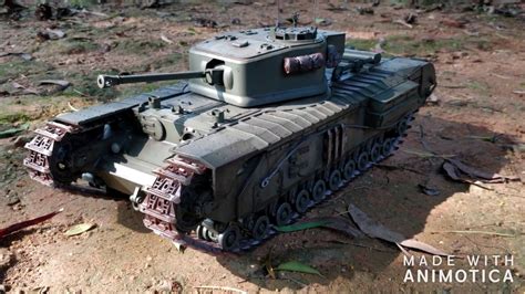 Rc 116 Churchill Mkvii British Heavy Infantry Tank In Action Youtube