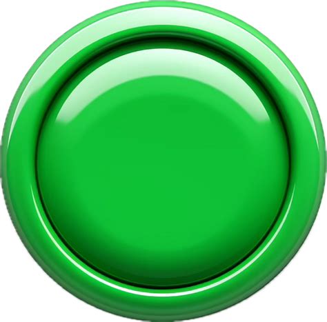 Ai Generated Green Button Png 37500531 Png