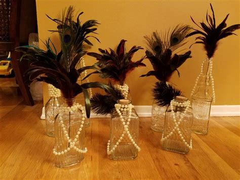 20s Centerpiecesquick And Easy Gatsby Party Decorations Roaring