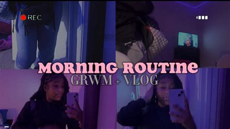 My Realistic 5am High School Morning Routine Grwm Skin Care Clothes Hair More 💐 Youtube