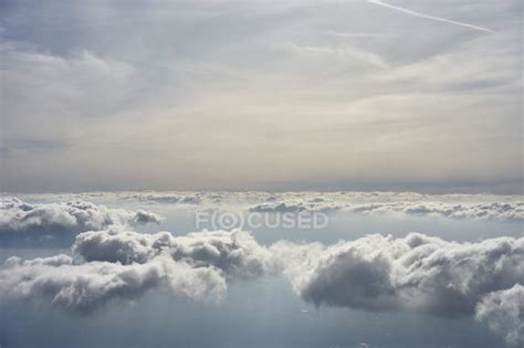 Aerial View Of Beautiful Cloudscape On Evening — Nature Scenics
